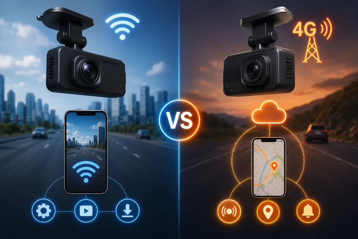 4G Araç Kamerası ile WiFi Araç Kamerası Arasındaki Farklar
