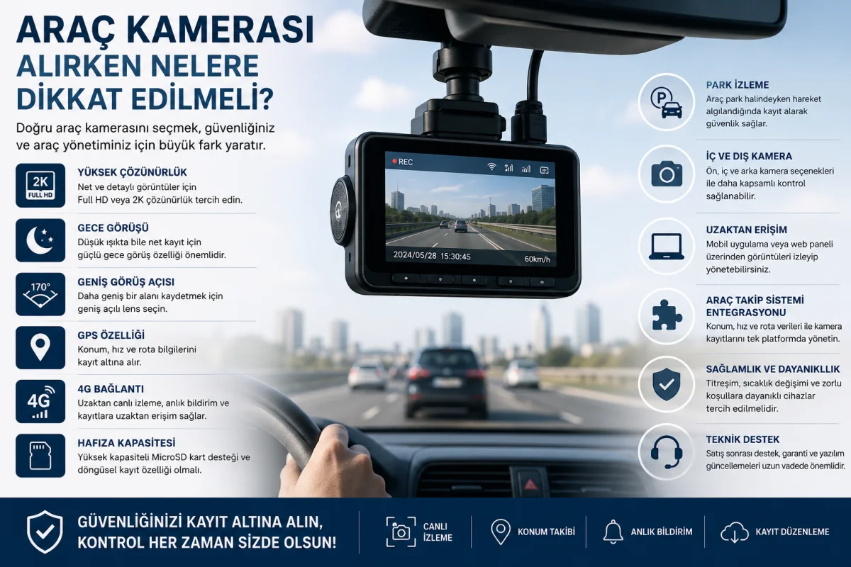 Araç Kamerası Alırken Nelere Dikkat Edilmeli?