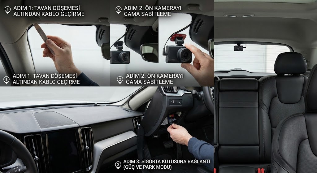 Araç İçi Kamera Montajı Nasıl Yapılır? Adım Adım Kurulum Rehberi
