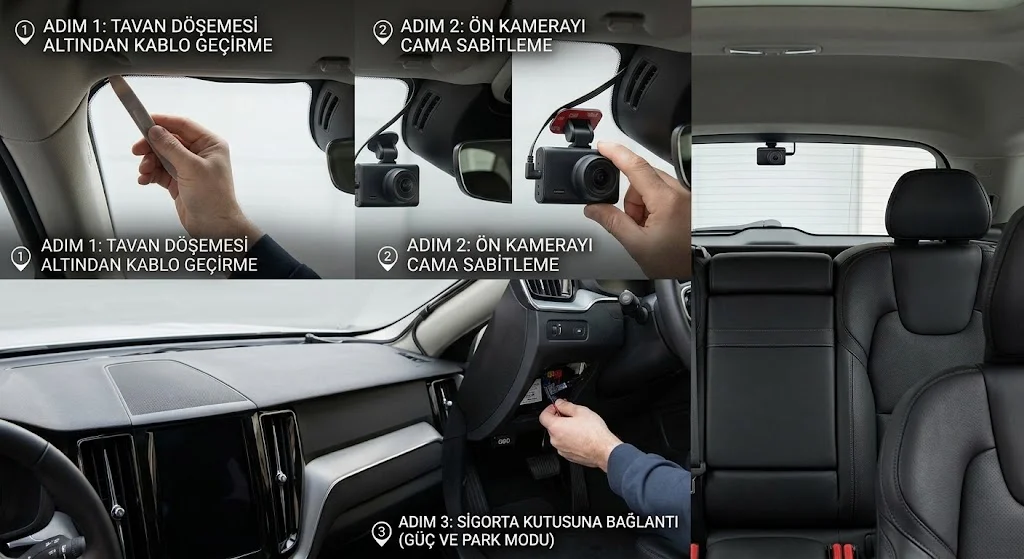 Araç İçi Kamera Montajı Nasıl Yapılır? Adım Adım Kurulum Rehberi