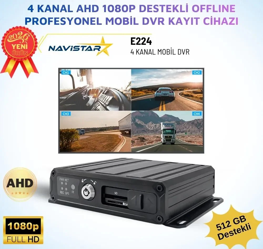 Profesyonel Mobil DVR Kayıt Cihazı