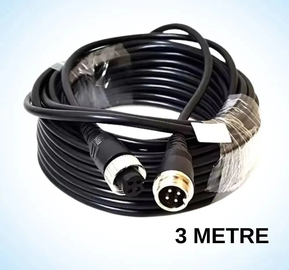 Profesyonel Tip 3 metre Araç Kamera Kablosu